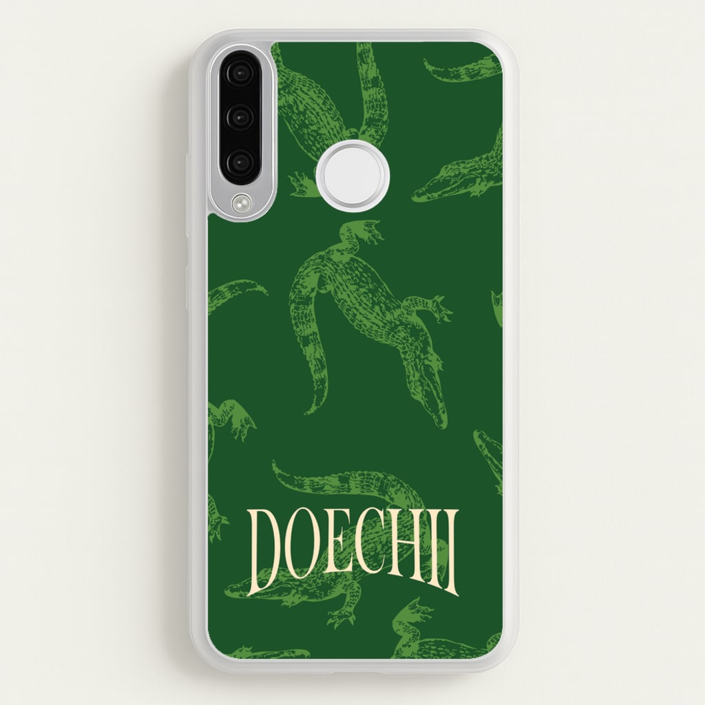 Alligator Pattern - Doechii Phone Case for Huawei P30 Lite