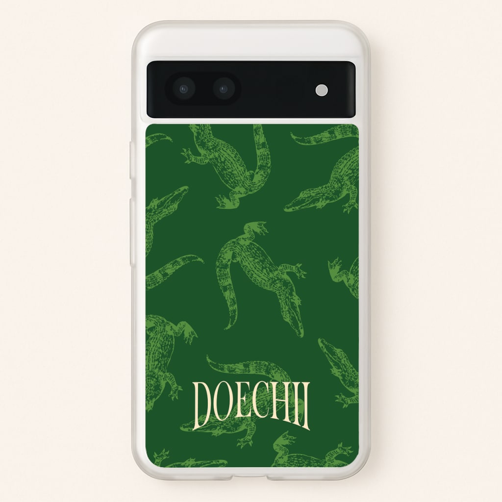 Alligator Pattern - Doechii Phone Case for Google Pixel 7a