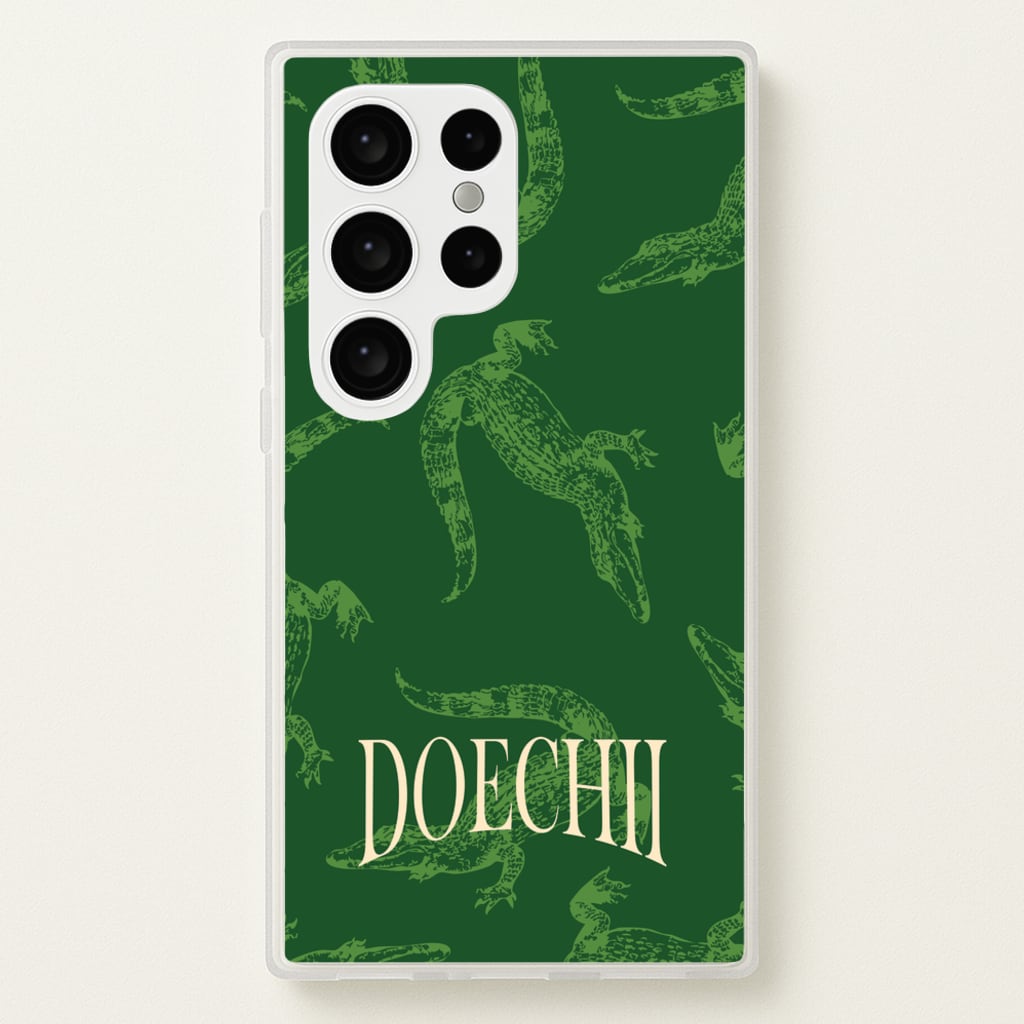 Alligator Pattern - Doechii Phone Case for Galaxy S24 Ultra