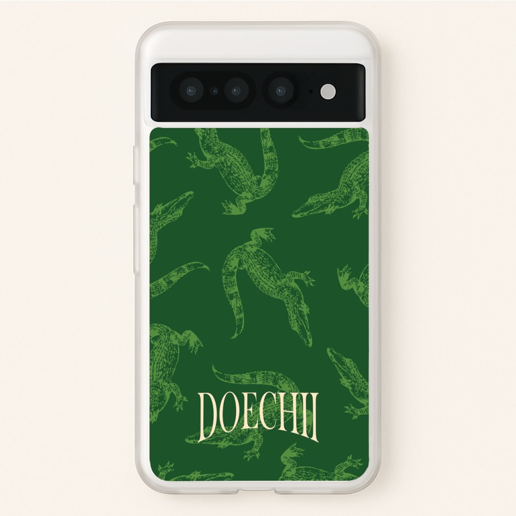 Alligator Pattern - Doechii Phone Case for Google Pixel 7 Pro