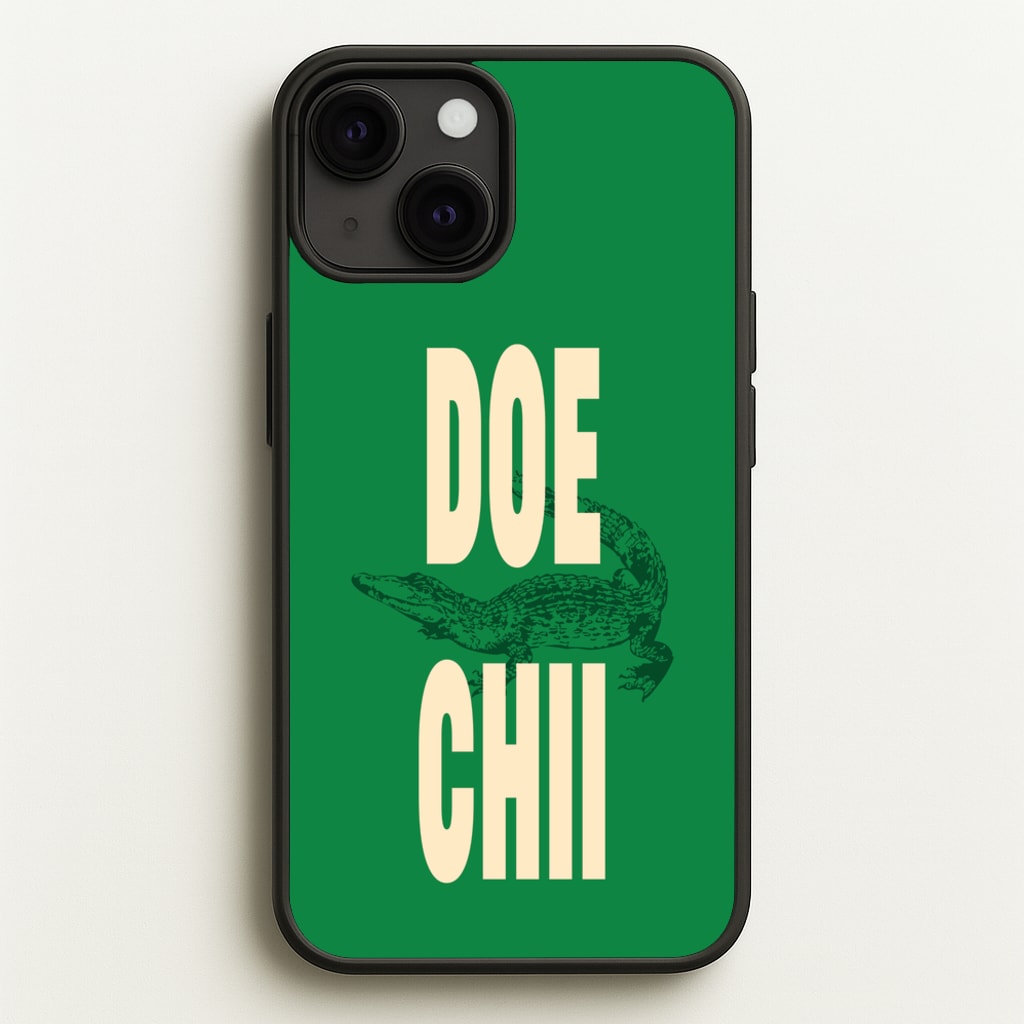 Rapper Alligator Print - Doechii Phone Case for iPhone 13