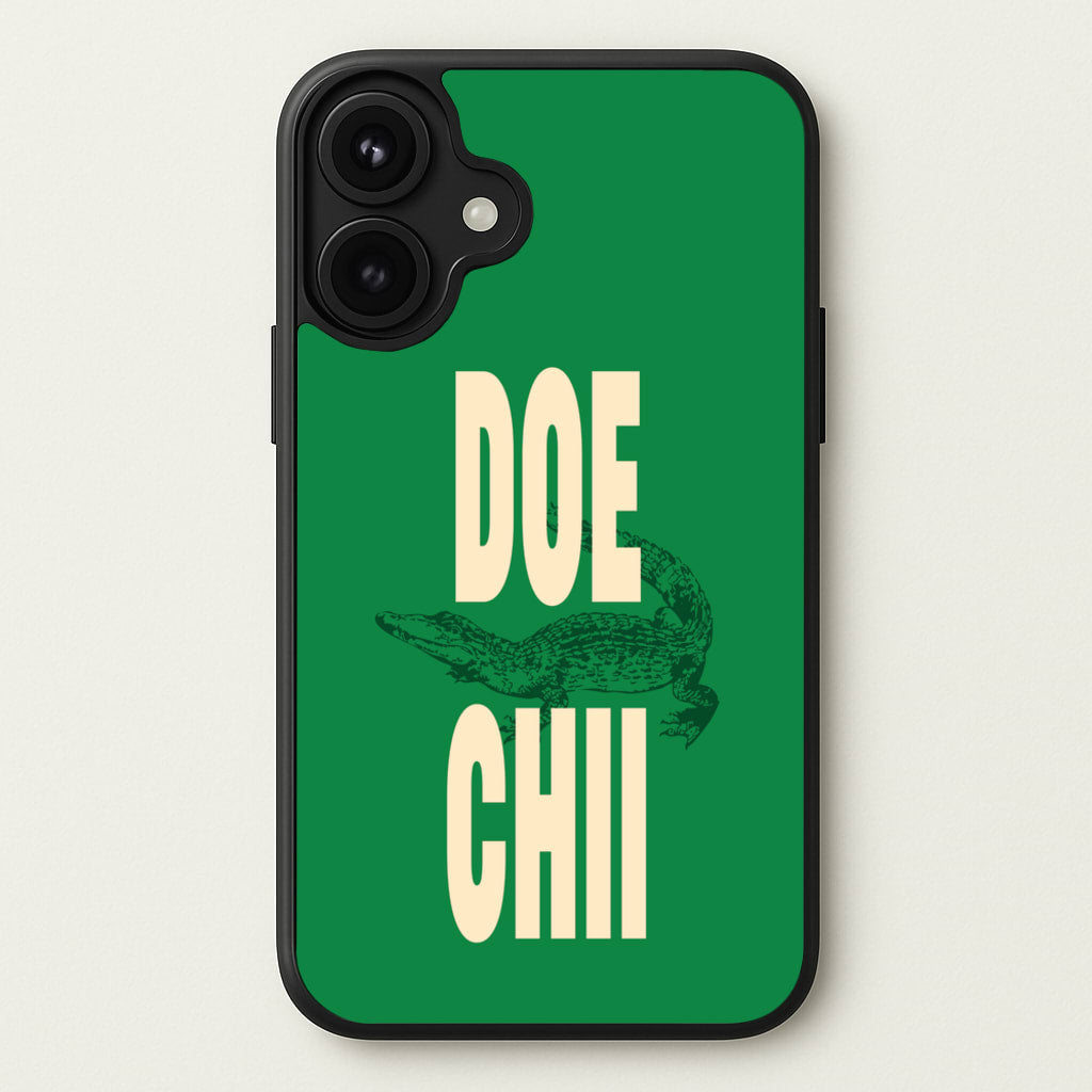 Rapper Alligator Print Phone Case for iPhone 17