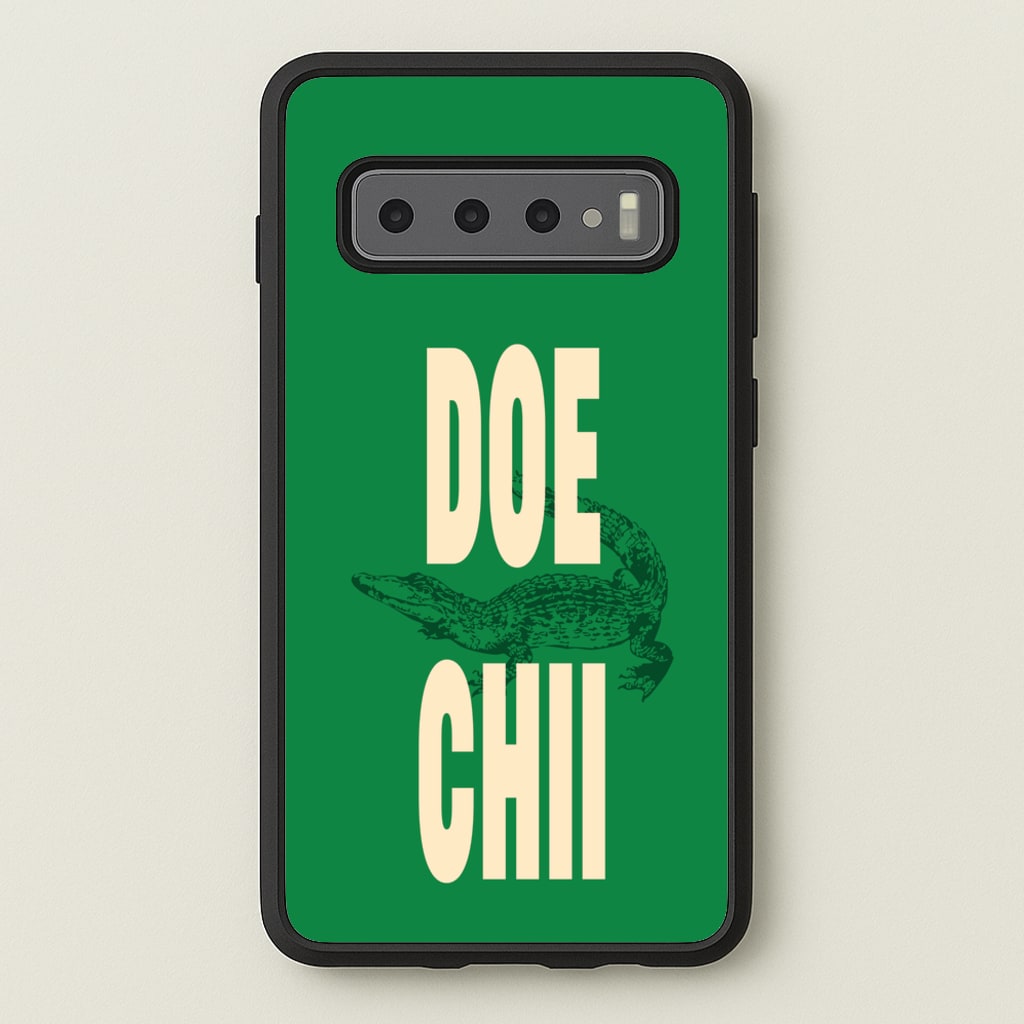 Rapper Alligator Print - Doechii Phone Case for Galaxy S10 Plus