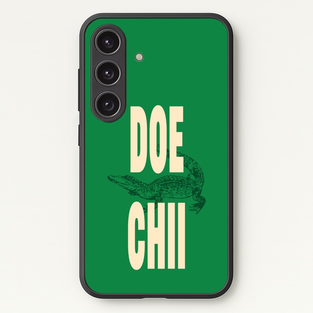 Rapper Alligator Print - Doechii Phone Case for Galaxy S25