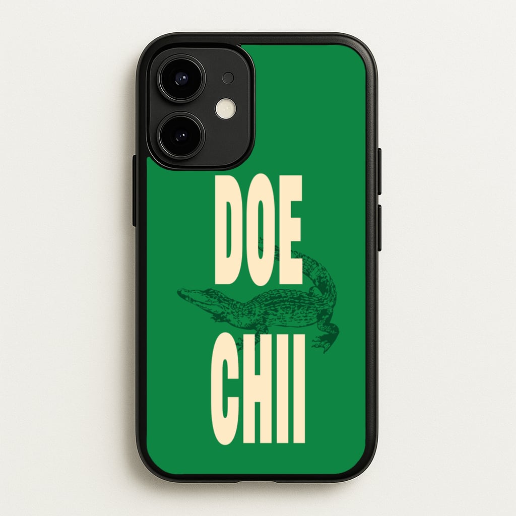 Rapper Alligator Print - Doechii Phone Case for iPhone 12 / 12 Pro