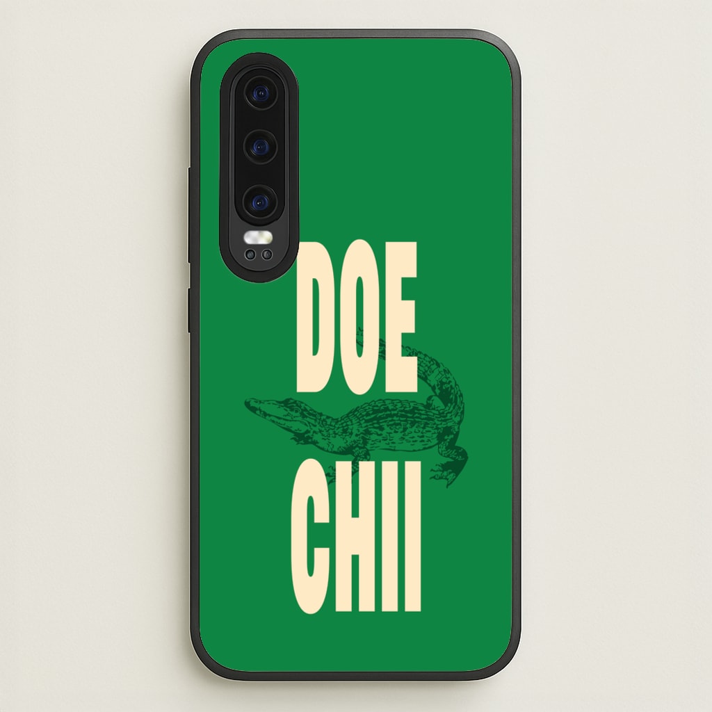 Rapper Alligator Print - Doechii Phone Case for Huawei P30