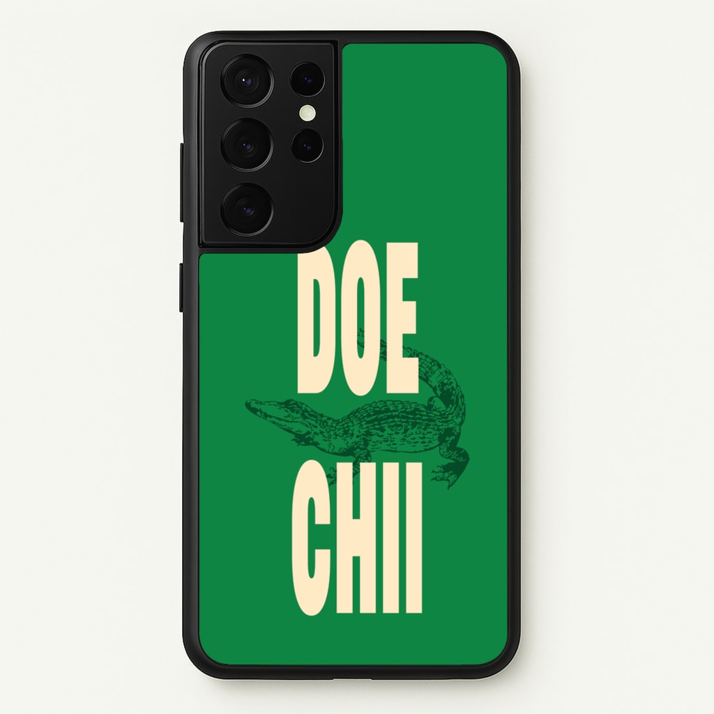 Rapper Alligator Print - Doechii Phone Case for Galaxy S21 Ultra