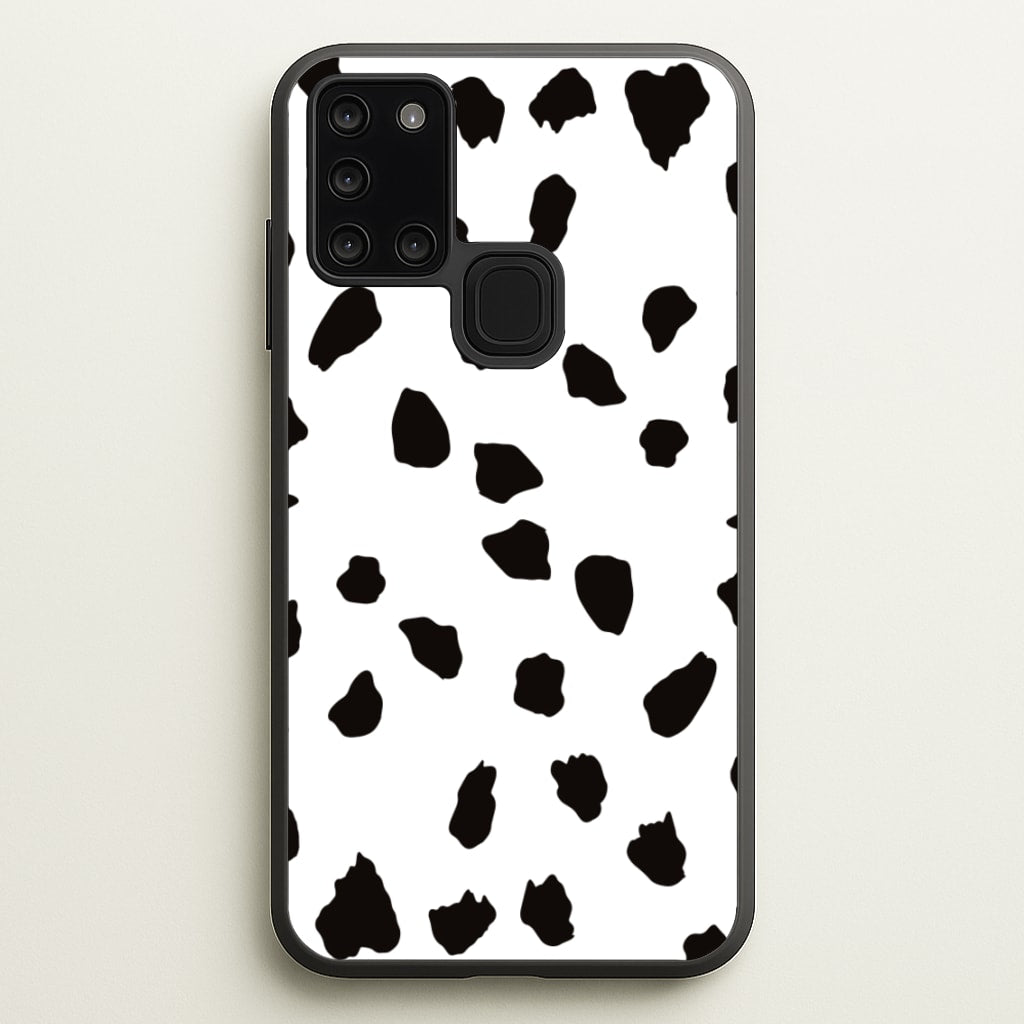 Dalmatian - Dog Pattern - Dog Patterned Phone Case for Galaxy A21s
