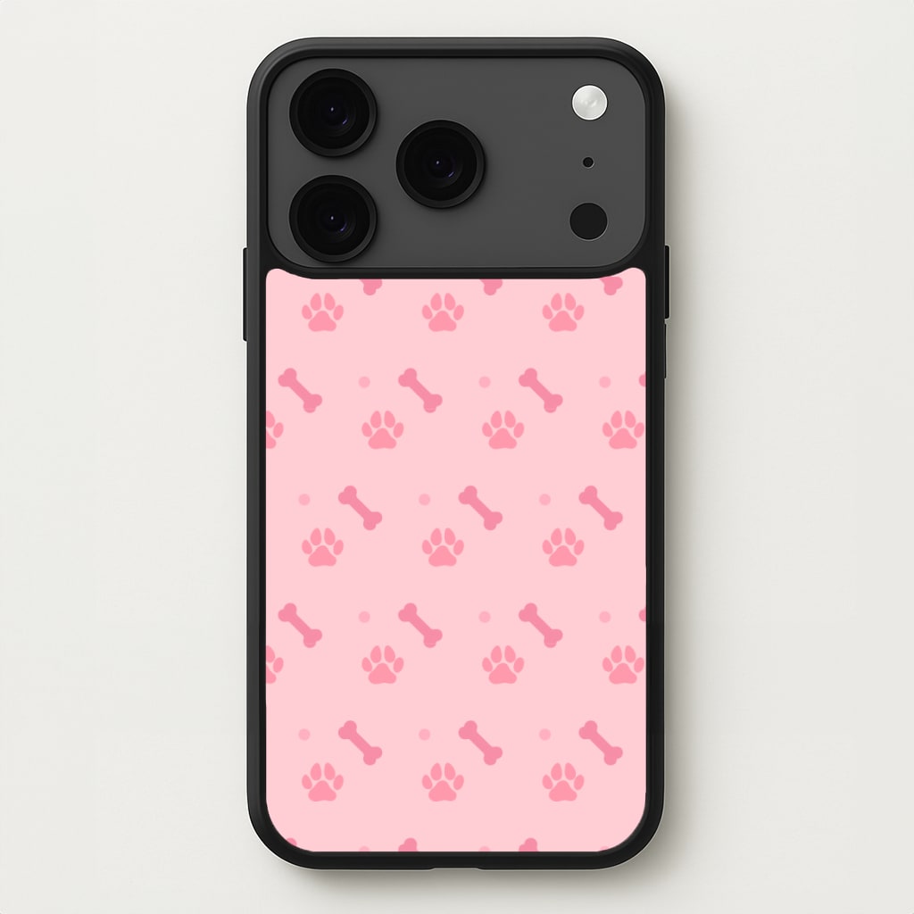 Dog And Paw - Dog Pattern Phone Case for iPhone 17 Pro Max