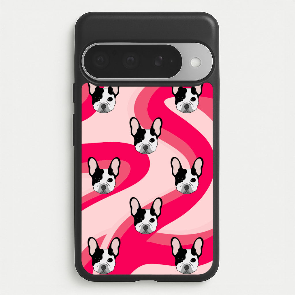 Abstact Frenchie - Dog Pattern Phone Case for Google Pixel 10 Pro XL
