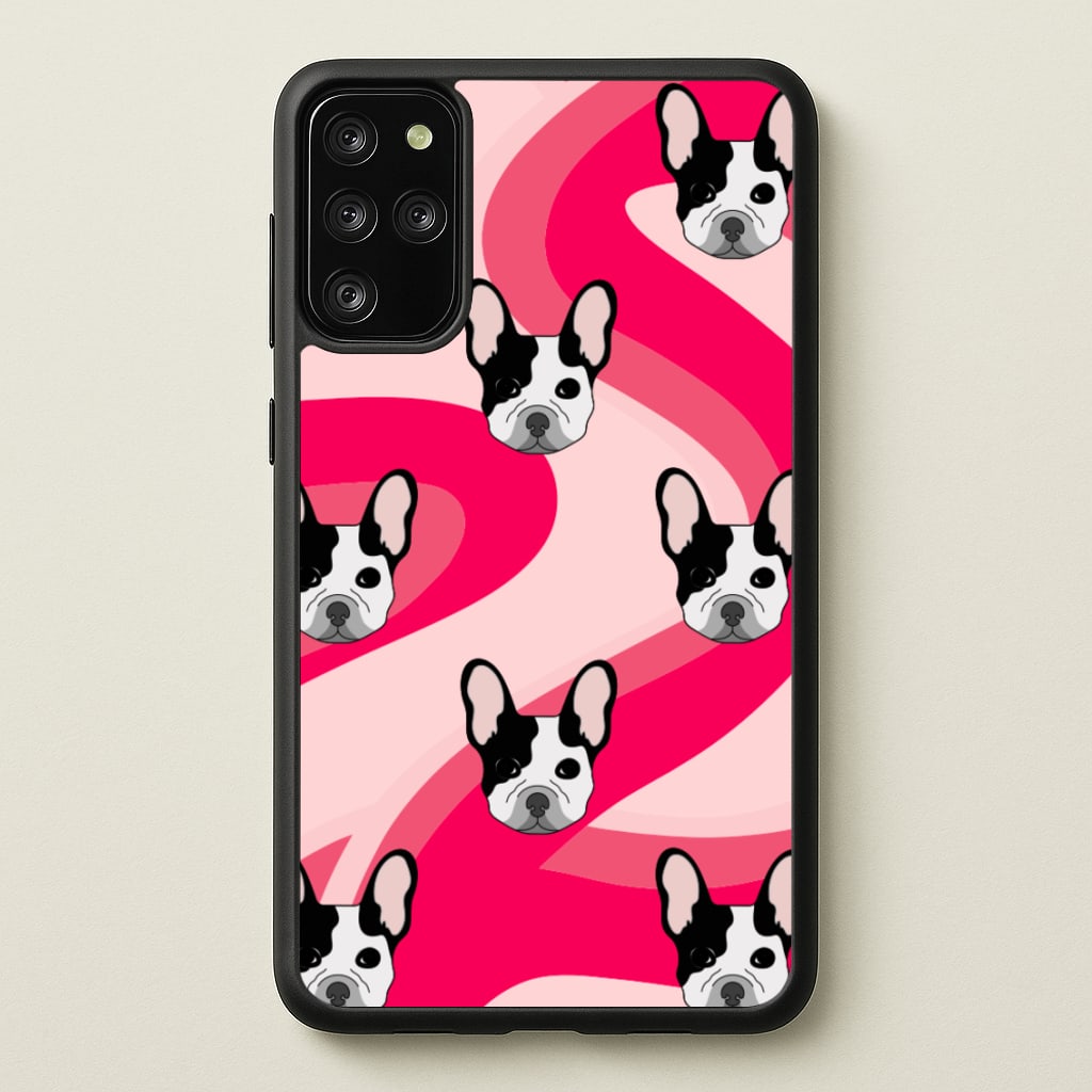 Abstact Frenchie - Dog Pattern - Dog Patterned Phone Case for Galaxy S20 Plus
