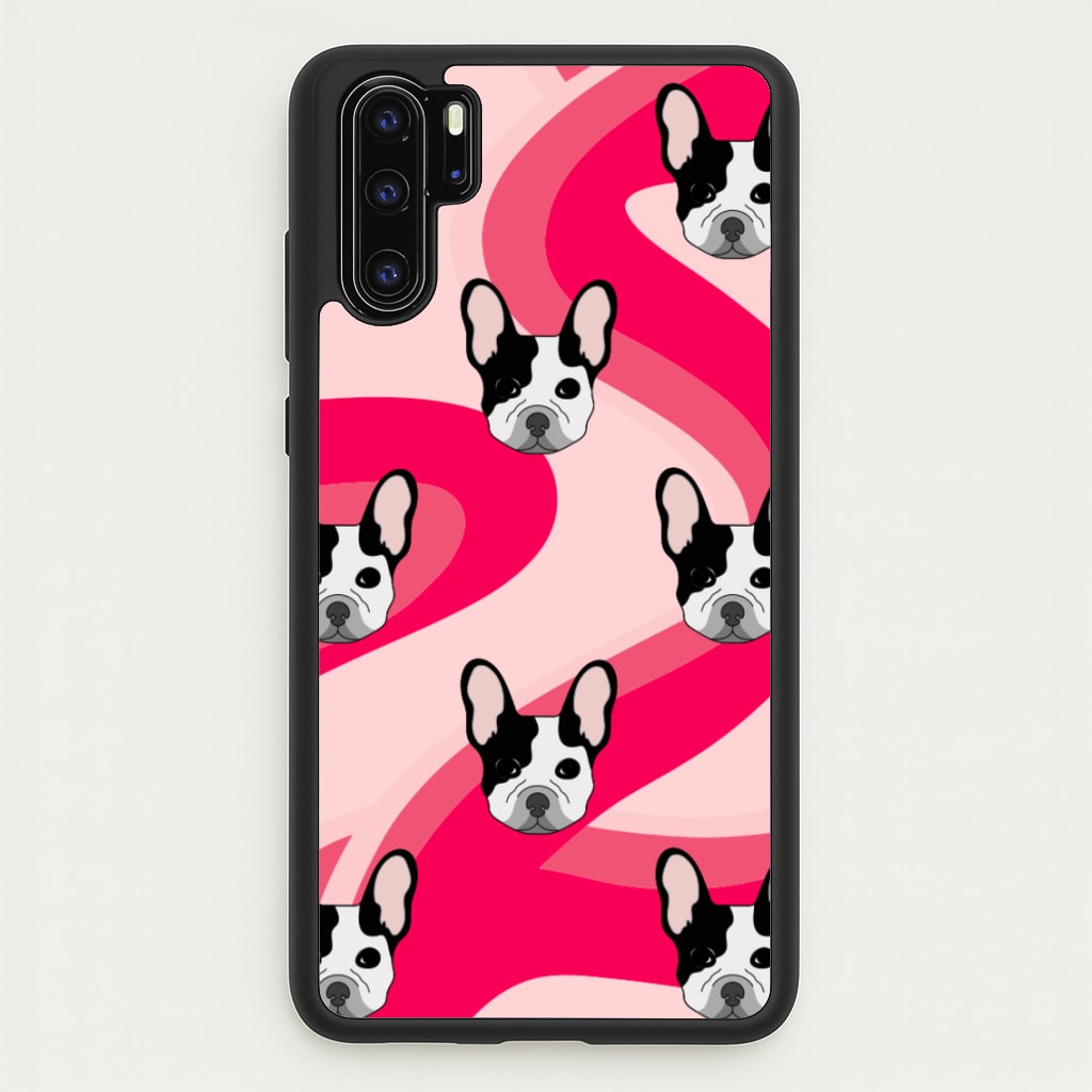 Abstact Frenchie - Dog Pattern - Dog Patterned Phone Case for Huawei P30 Pro