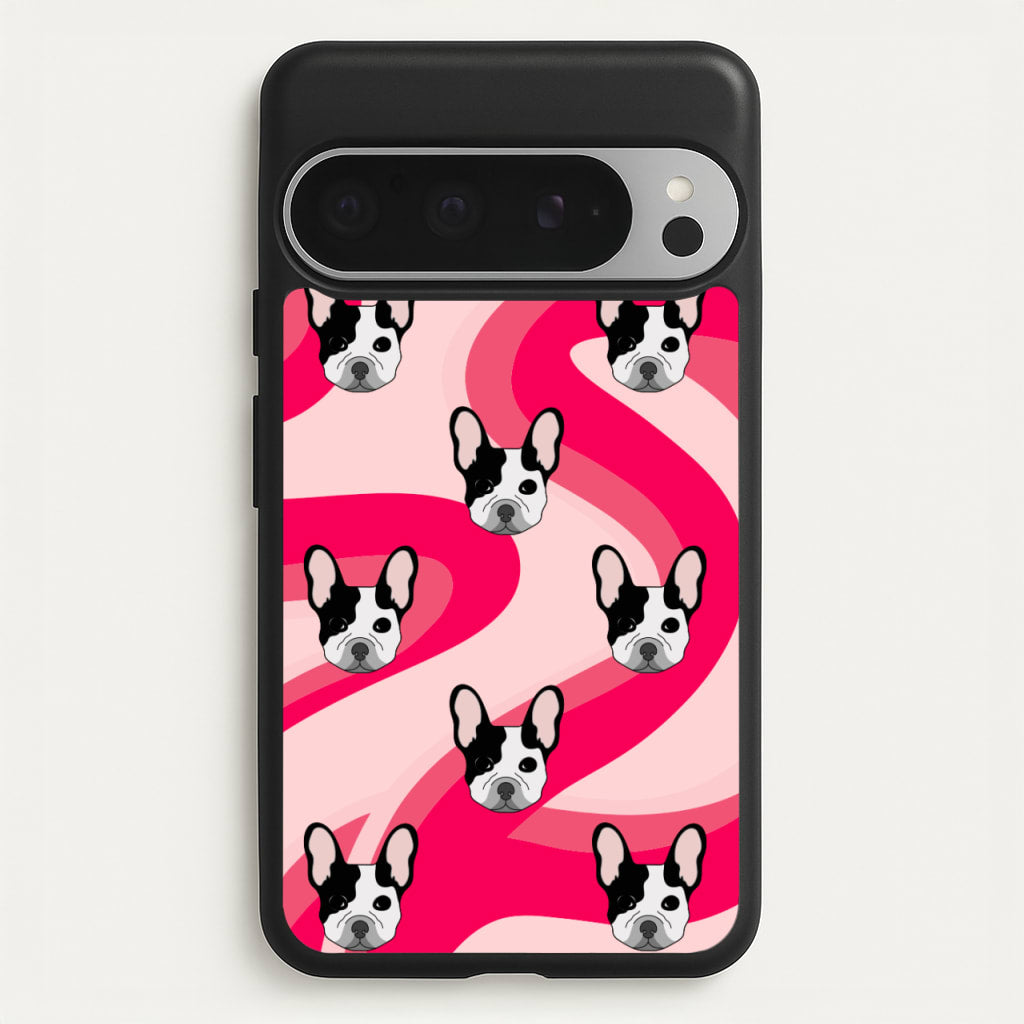 Abstact Frenchie - Dog Pattern - Dog Patterned Phone Case for Google Pixel 9 Pro XL