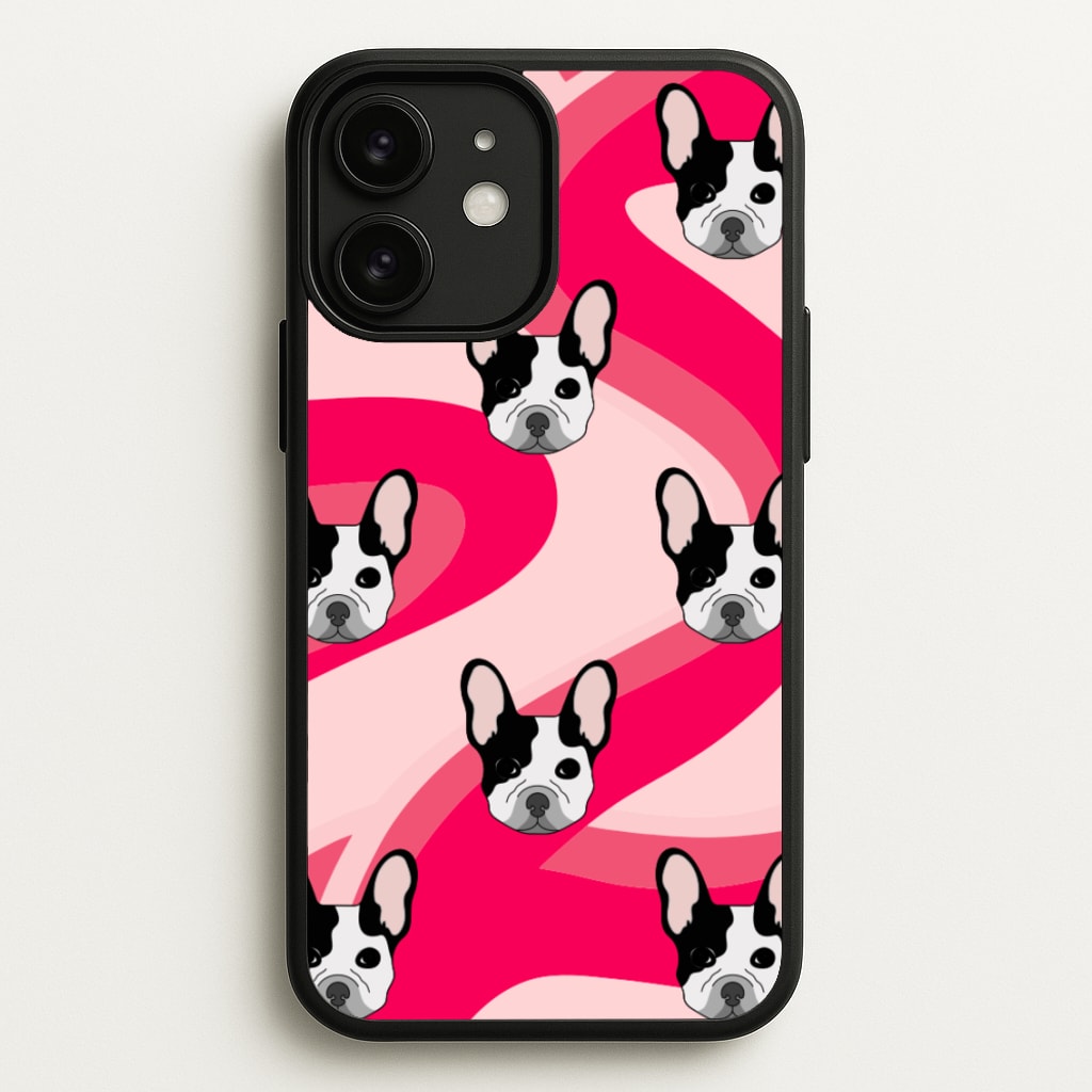 Abstact Frenchie - Dog Pattern - Dog Patterned Phone Case for iPhone 11