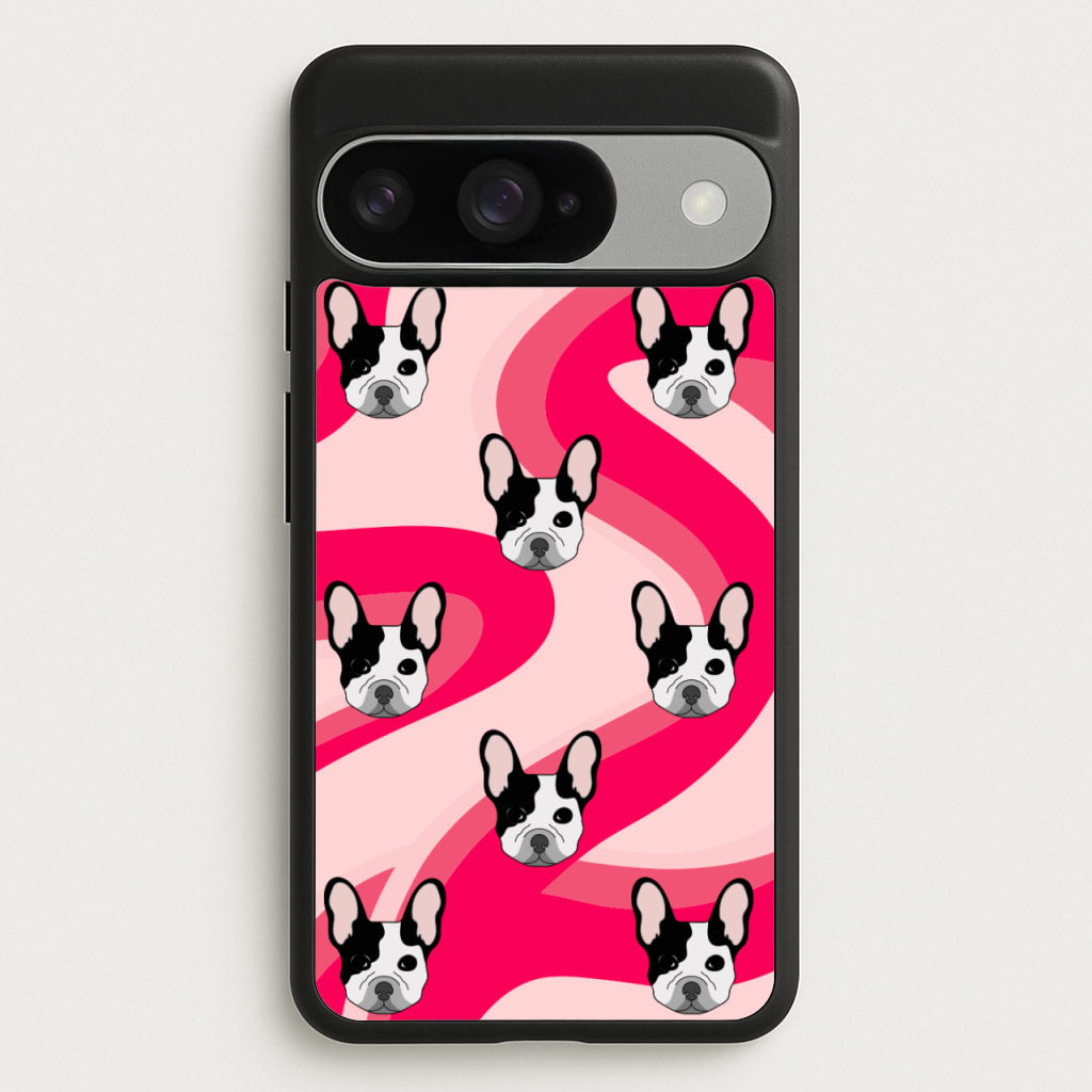 Abstact Frenchie - Dog Pattern Phone Case for Google Pixel 10 / 10 Pro