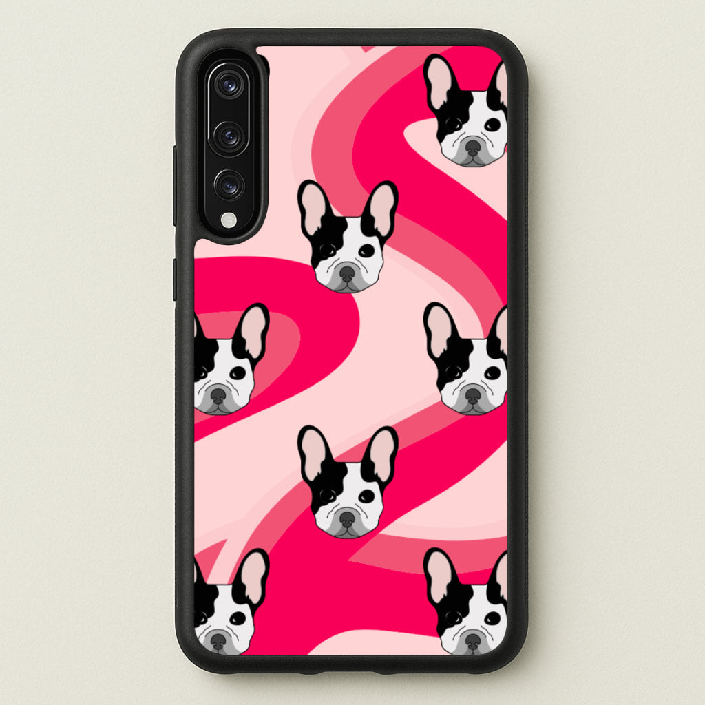 Abstact Frenchie - Dog Pattern - Dog Patterned Phone Case for Huawei P20 Pro