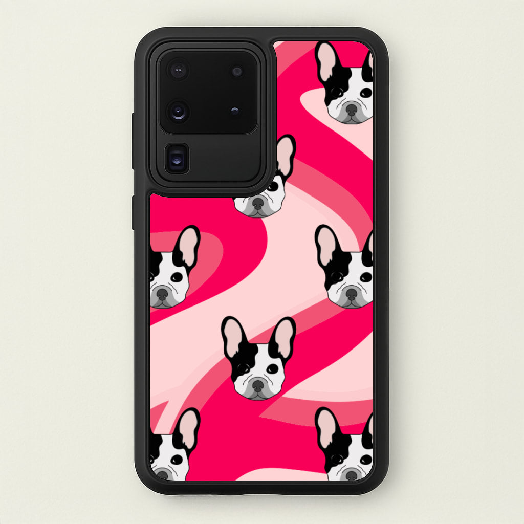 Abstact Frenchie - Dog Pattern - Dog Patterned Phone Case for Galaxy S20 Ultra