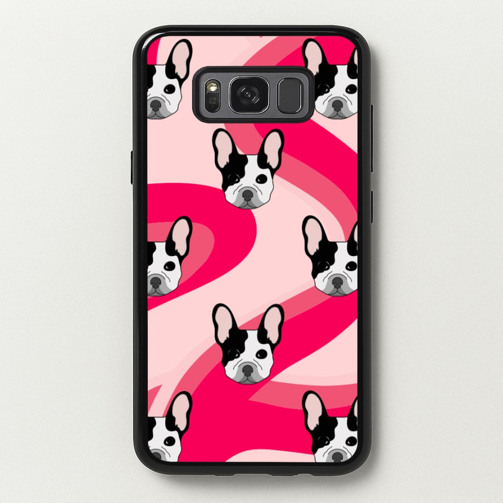 Abstact Frenchie - Dog Pattern - Dog Patterned Phone Case for Galaxy S8 Plus