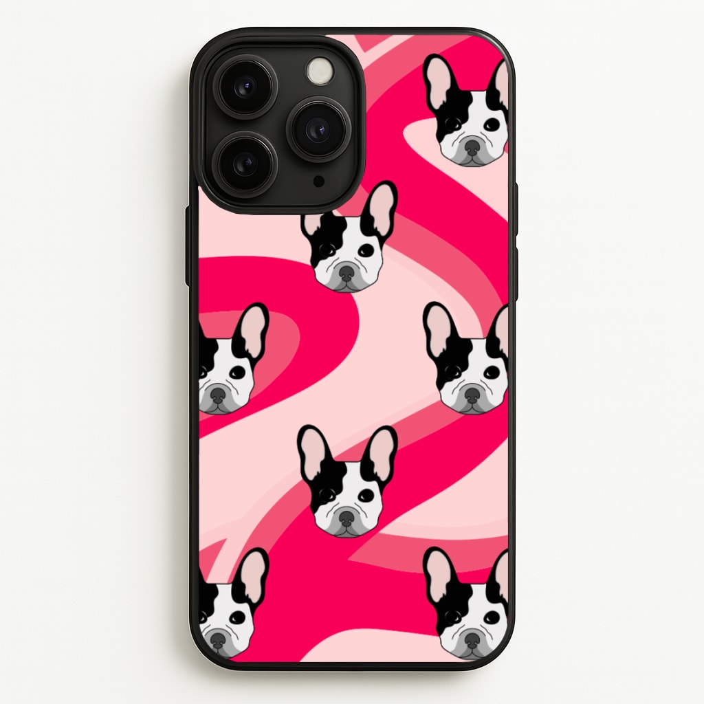 Abstact Frenchie - Dog Pattern - Dog Patterned Phone Case for iPhone 11 Pro Max