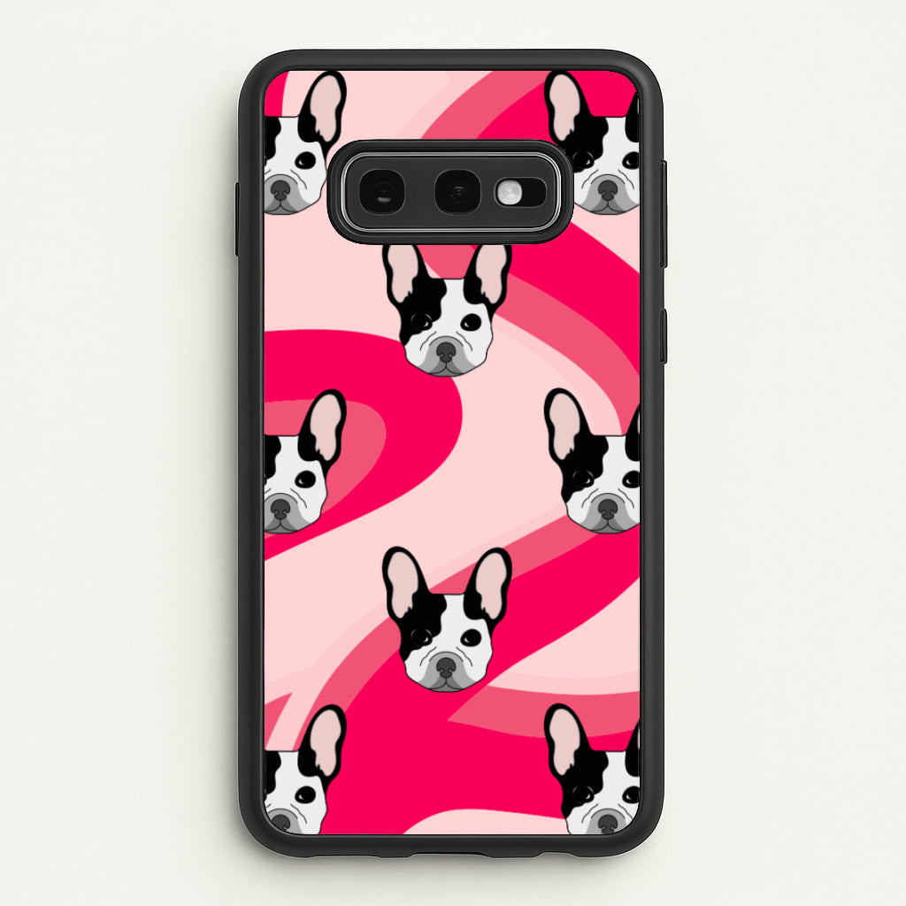 Abstact Frenchie - Dog Pattern - Dog Patterned Phone Case for Galaxy S10e