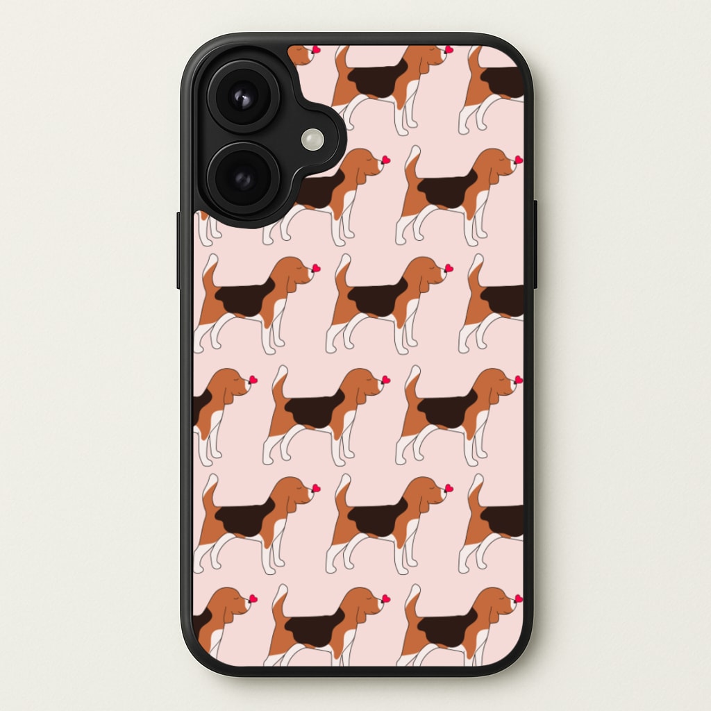 Love Beagle - Dog Pattern Phone Case for iPhone 17