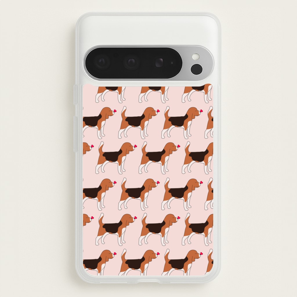 Love Beagle - Dog Pattern  - Dog Patterned Phone Case for Google Pixel 9 Pro XL