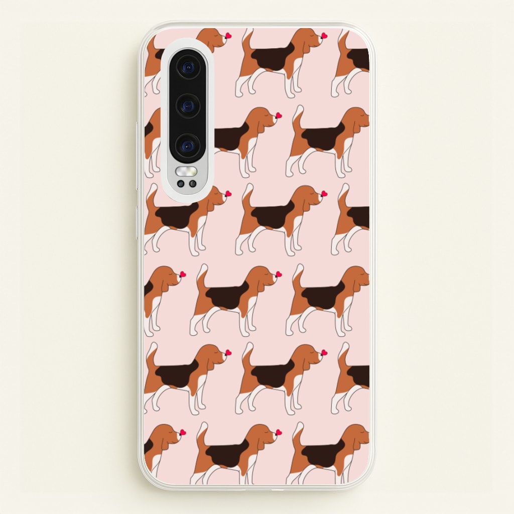 Love Beagle - Dog Pattern  - Dog Patterned Phone Case for Huawei P30