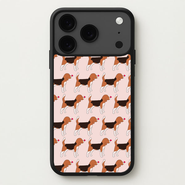 Love Beagle - Dog Pattern Phone Case for iPhone 17 Pro Max