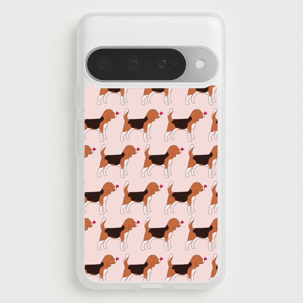 Love Beagle - Dog Pattern Phone Case for Google Pixel 10 Pro XL