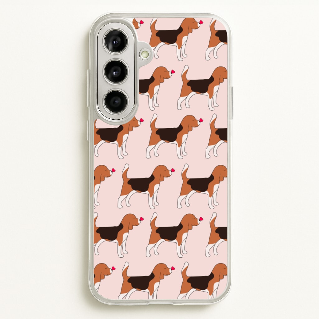 Love Beagle - Dog Pattern - Dog Patterned Phone Case for Galaxy A56