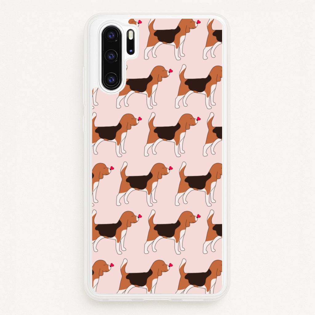 Love Beagle - Dog Pattern - Dog Patterned Phone Case for Huawei P30 Pro