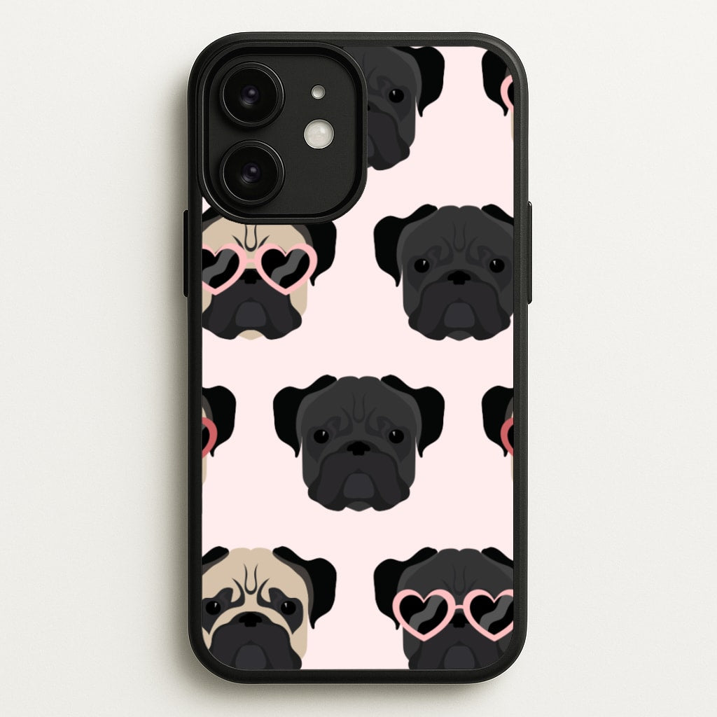 Sunny Pug Life - Dog Pattern - Dog Patterned Phone Case for iPhone 11