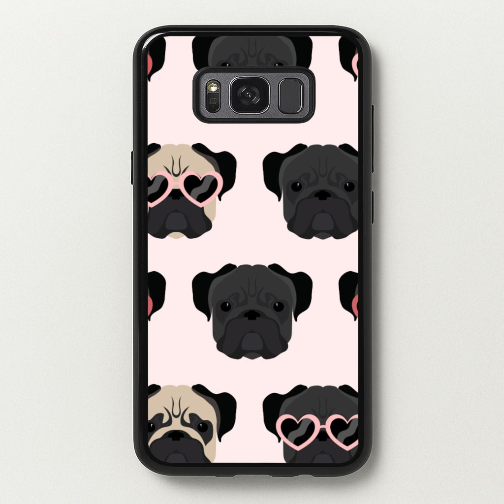 Sunny Pug Life - Dog Pattern - Dog Patterned Phone Case for Galaxy S8