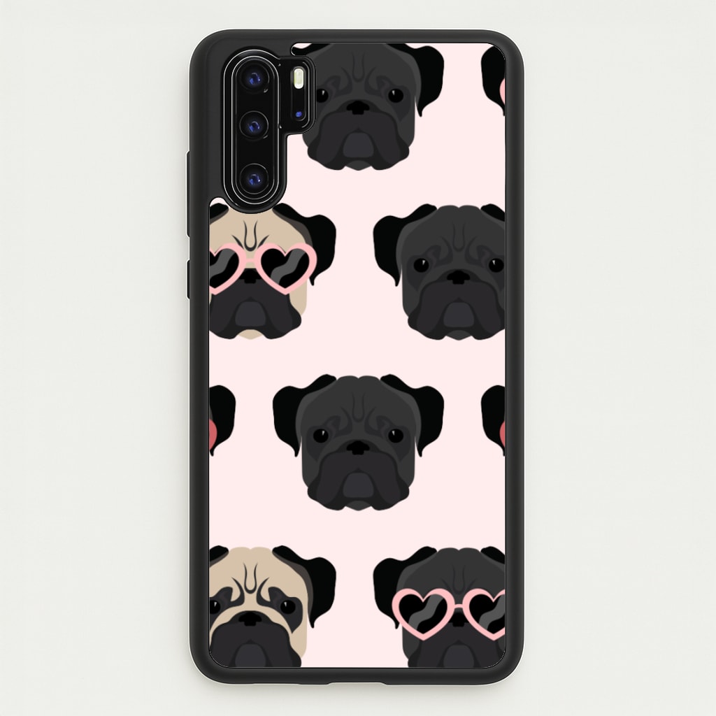 Sunny Pug Life - Dog Pattern - Dog Patterned Phone Case for Huawei P30 Pro