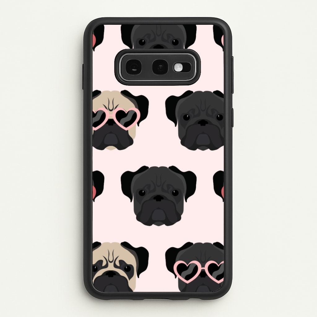 Sunny Pug Life - Dog Pattern - Dog Patterned Phone Case for Galaxy S10e