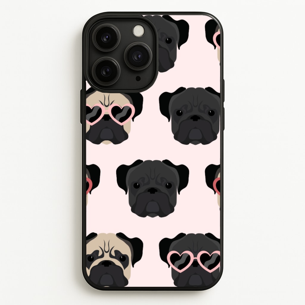Sunny Pug Life - Dog Pattern - Dog Patterned Phone Case for iPhone 11 Pro