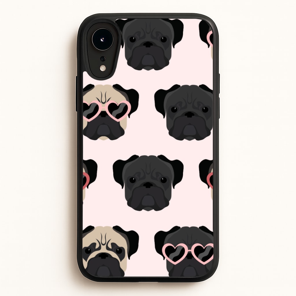 Sunny Pug Life - Dog Pattern - Dog Patterned Phone Case for iPhone XR