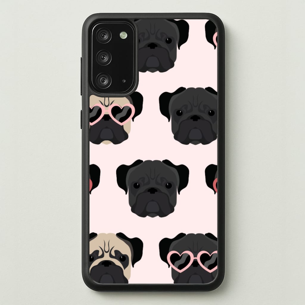 Sunny Pug Life - Dog Pattern - Dog Patterned Phone Case for Galaxy Note 20