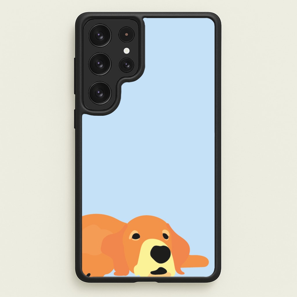 Laying and chilling - Dog Patterns - Dog Patterns Phone Case for Galaxy S22 Ultra