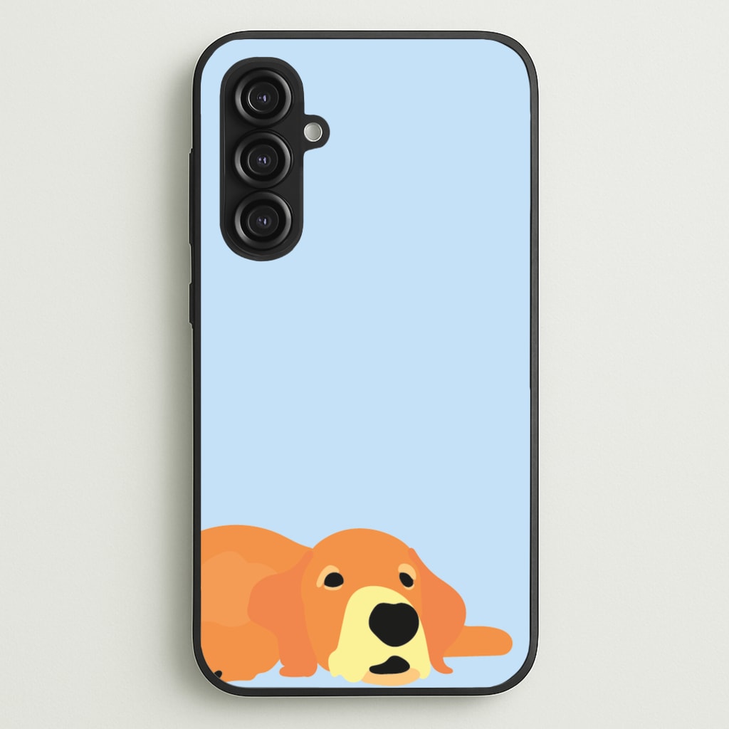 Laying and chilling - Dog Patterns - Dog Patterns Phone Case for Galaxy S23FE