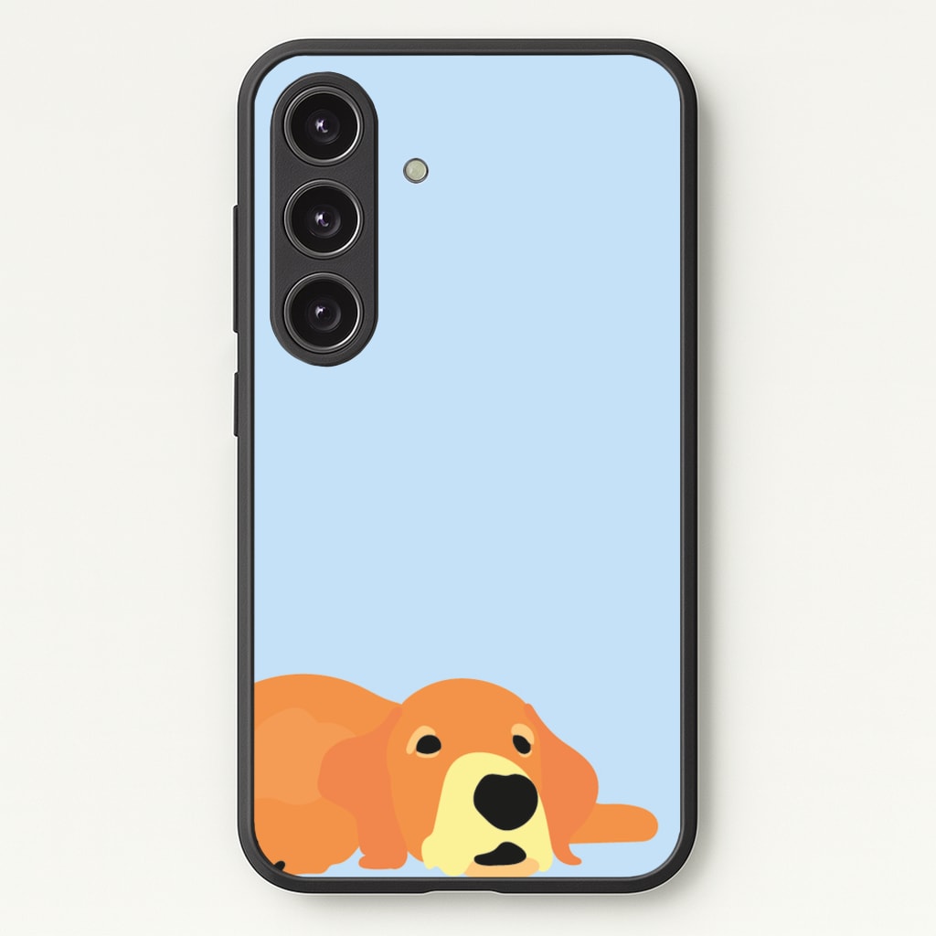 Laying and chilling - Dog Patterns - Dog Patterns Phone Case for Galaxy S24FE