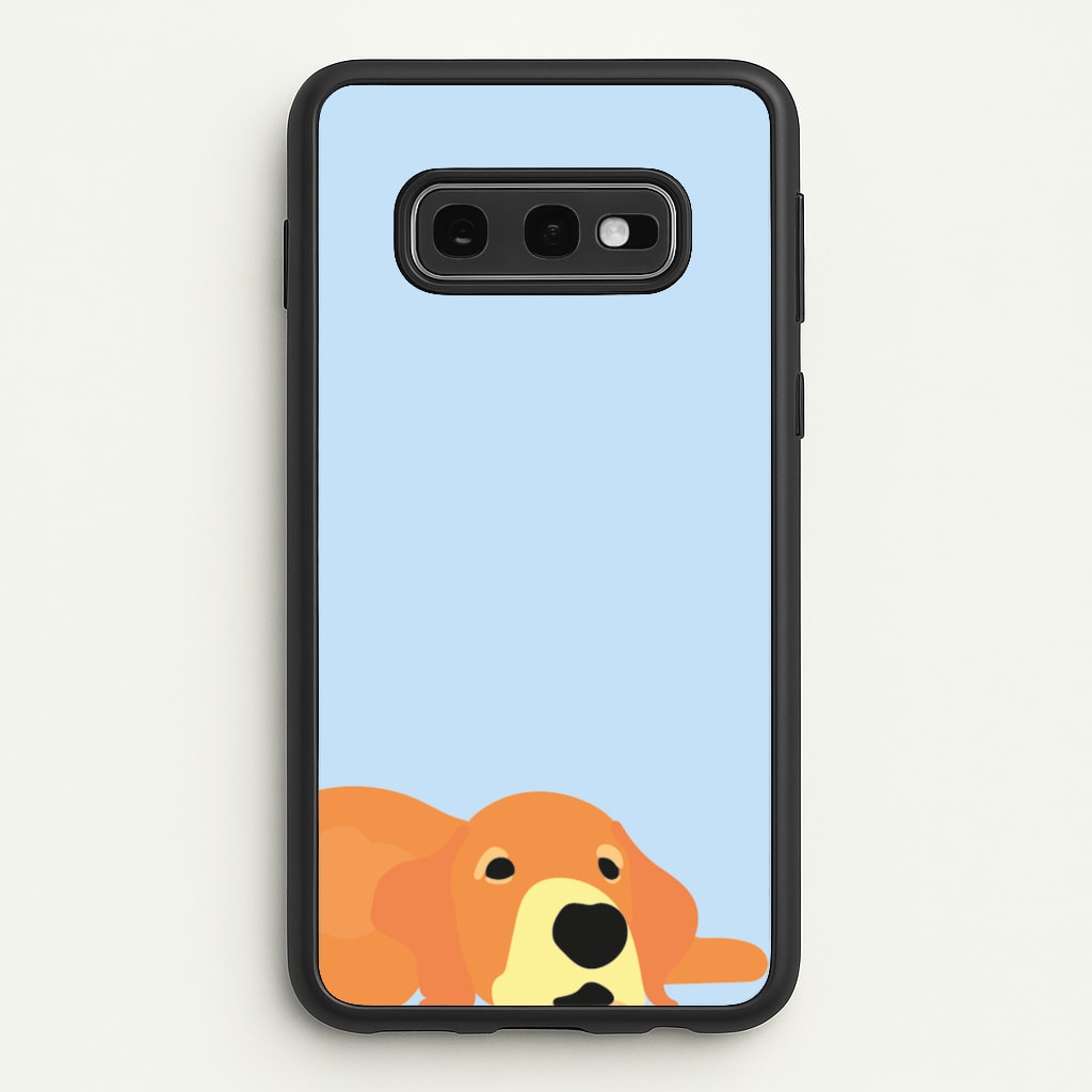 Laying and chilling - Dog Patterns - Dog Patterns Phone Case for Galaxy S10e
