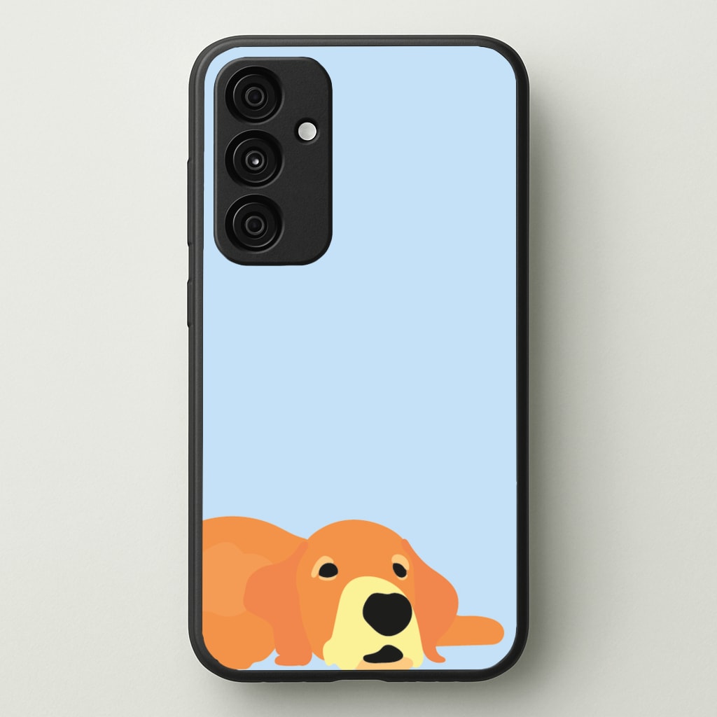 Laying and chilling - Dog Patterns - Dog Patterns Phone Case for Galaxy A15