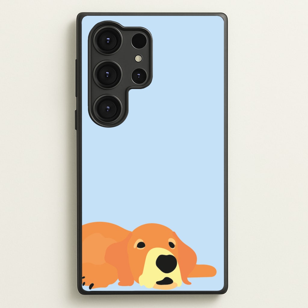 Laying and chilling - Dog Patterns - Dog Patterns Phone Case for Galaxy S25 Ultra