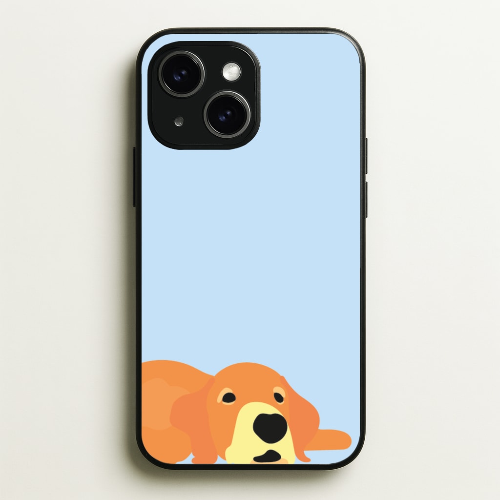 Laying and chilling - Dog Patterns - Dog Patterns Phone Case for iPhone 15