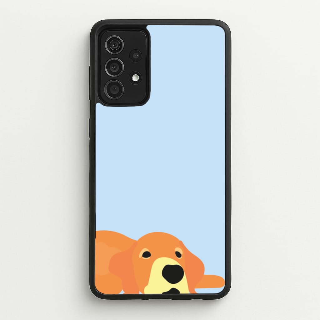 Laying and chilling - Dog Patterns - Dog Patterns Phone Case for Galaxy A52 / A52s