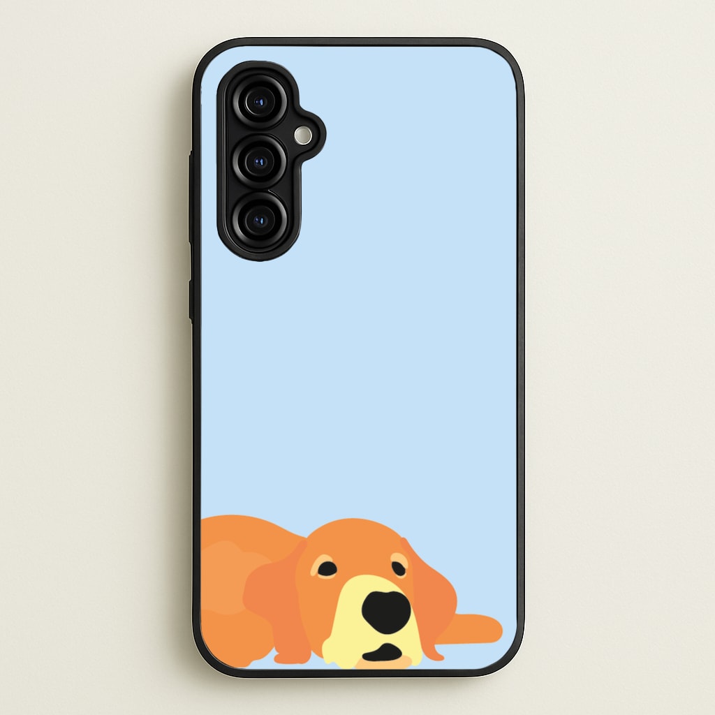 Laying and chilling - Dog Patterns - Dog Patterns Phone Case for Galaxy A54