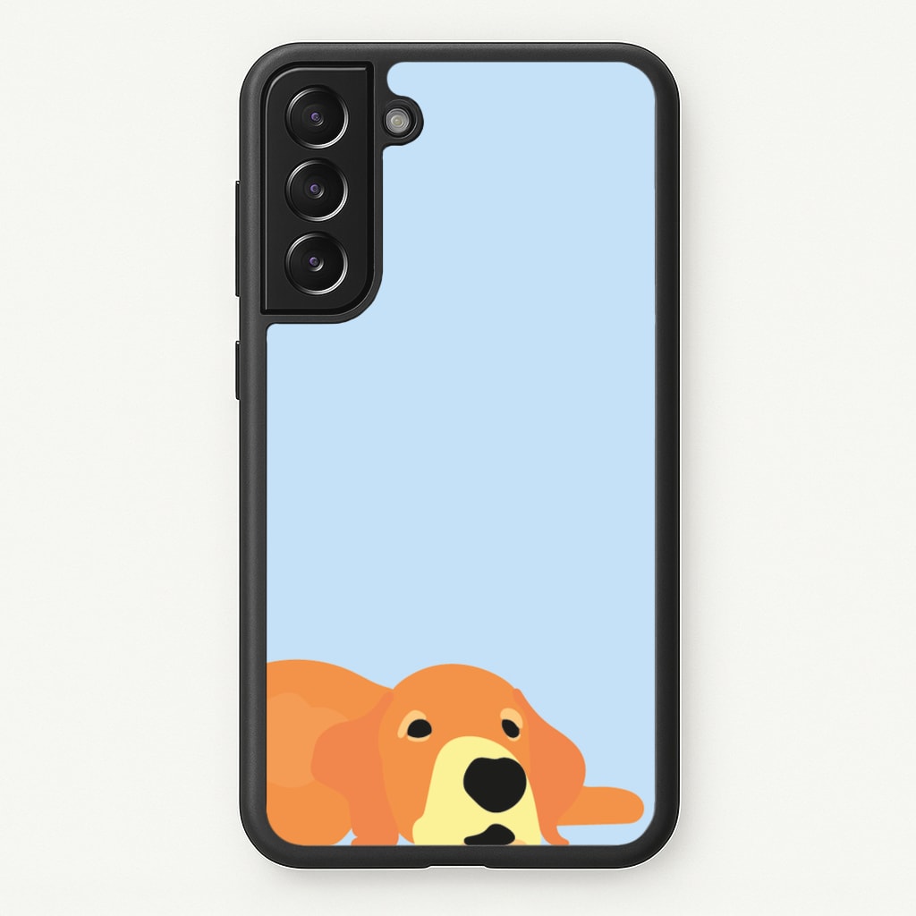 Laying and chilling - Dog Patterns - Dog Patterns Phone Case for Galaxy S22