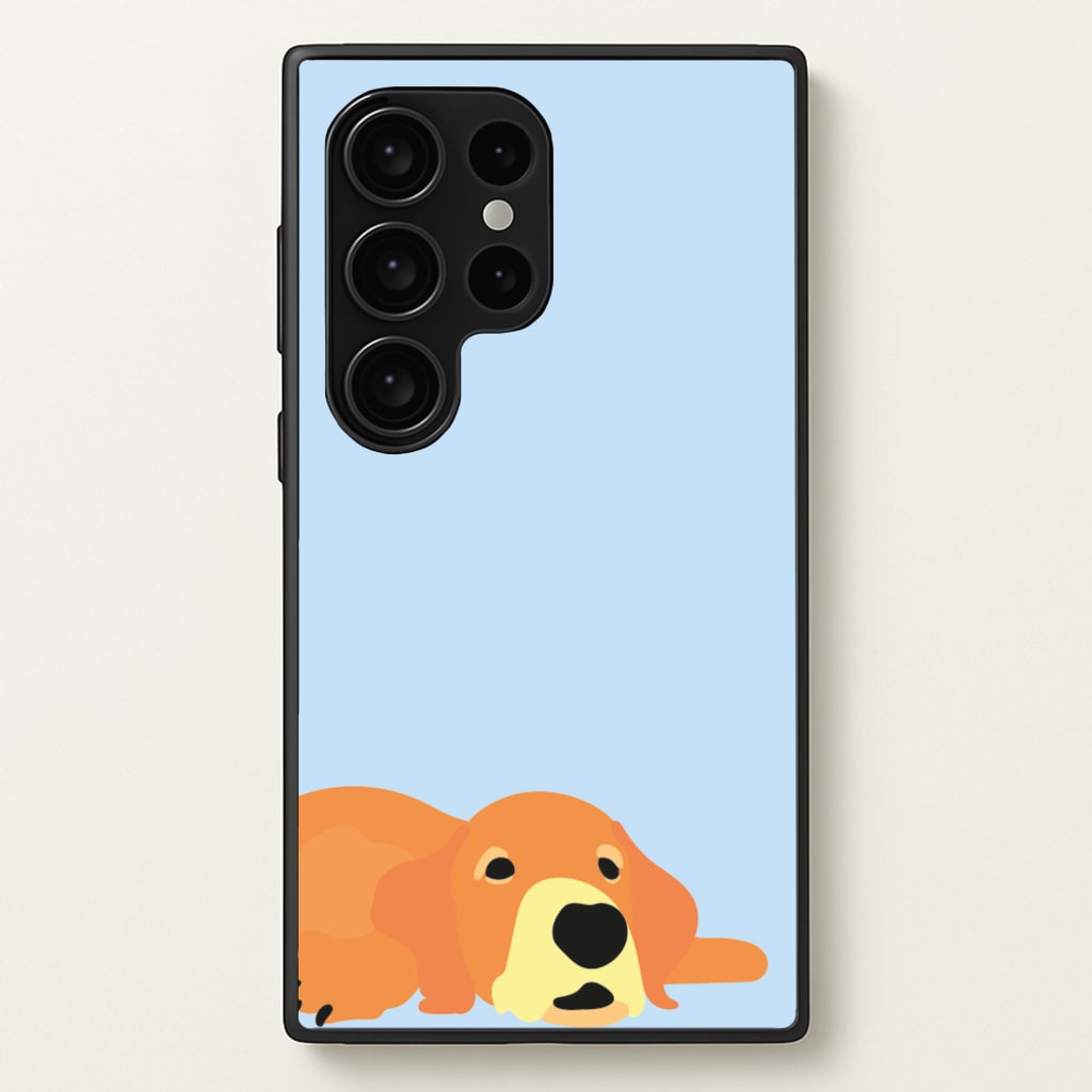 Laying and chilling - Dog Patterns - Dog Patterns Phone Case for Galaxy S24 Ultra