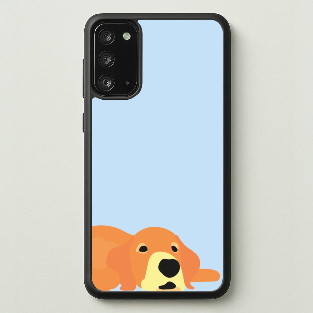 Laying and chilling - Dog Patterns - Dog Patterns Phone Case for Galaxy Note 20